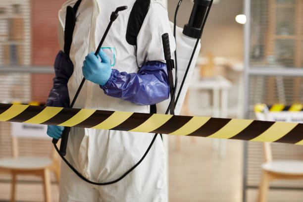 Professional Blood Cleanup technician working in Hanover, IN